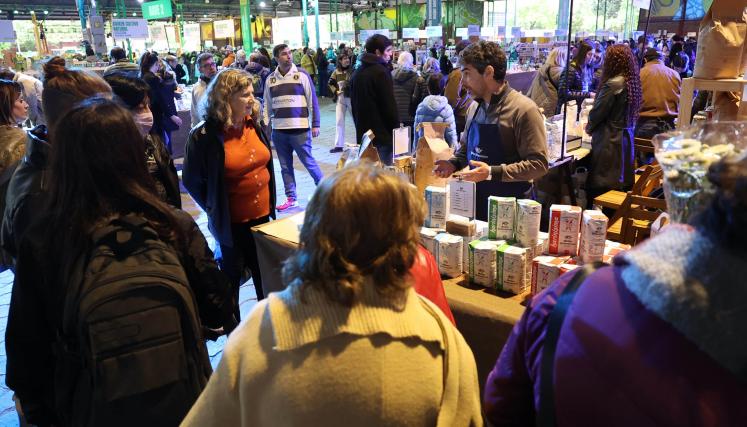 clientes comprando en la feria Mappa