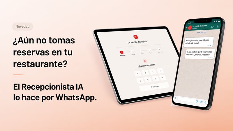 Recepcionista IA para restaurantes: cómo tomar reservas por WhatsApp sin depender del teléfono