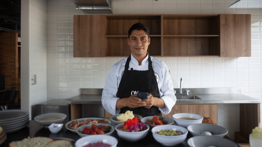 chef en restaurante 
