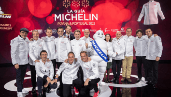 chefs en la premiación de la Guía Michelin