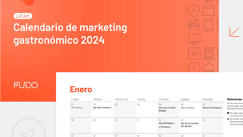 Portada del calendario de marketing gastronómico 2024