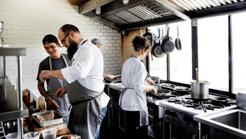 cocina de restaurante 