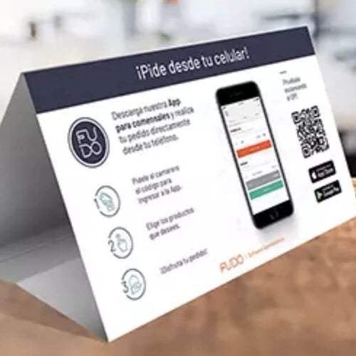 App para Comensales: Kit con material imprimible