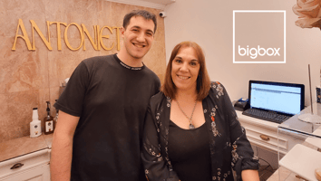 Franco y su madre, dueños de Antonietta 