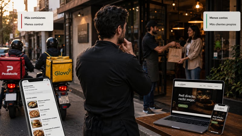 Plataformas de delivery para restaurantes: delivery propio o apps externas, ¿qué conviene más?