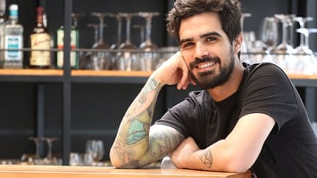 Benjamín Nast en su restaurante. 